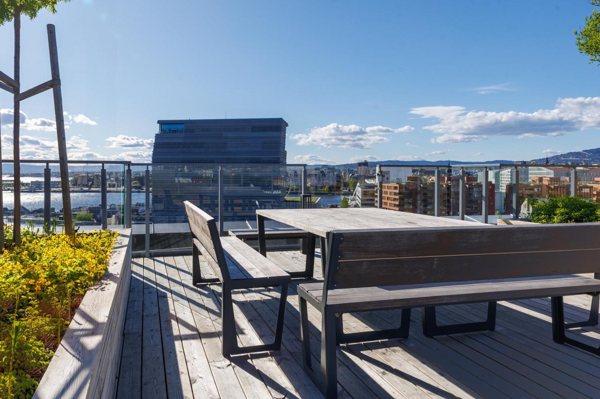 An Elegant And Modern Apartment In Bjorvika オスロ エクステリア 写真